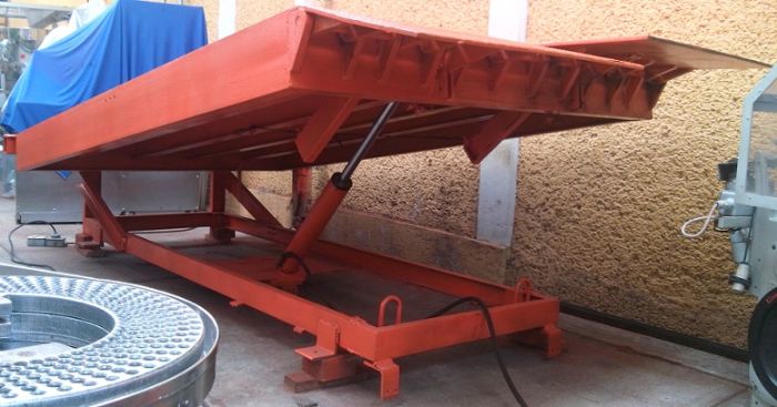 Rampa para andén de carga